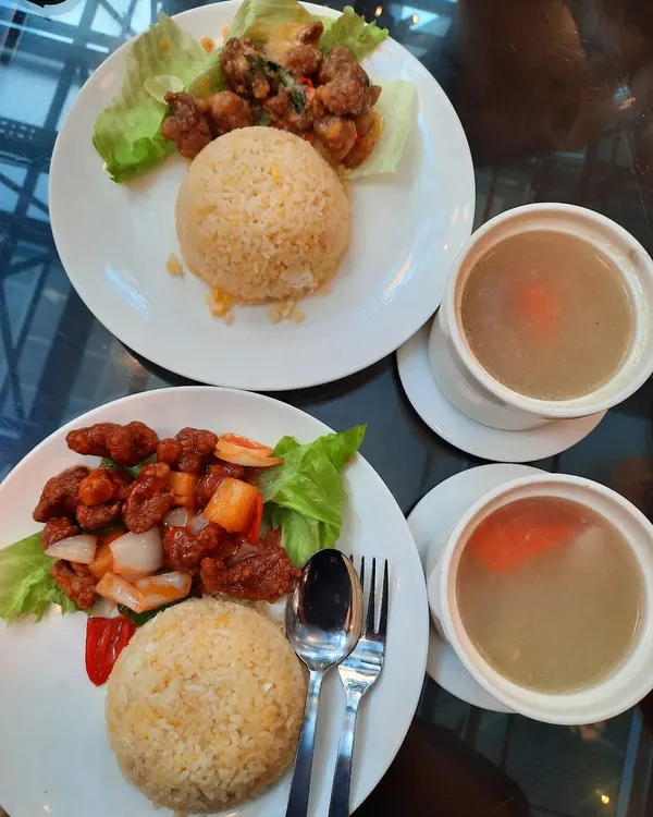 Rice bowl + soup buddy meal (Chope: $22)!