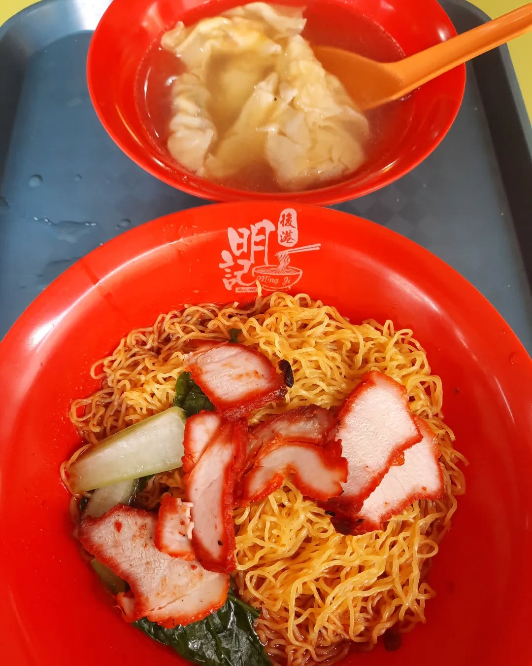Wanton noodle + dumpling soup ($5)!