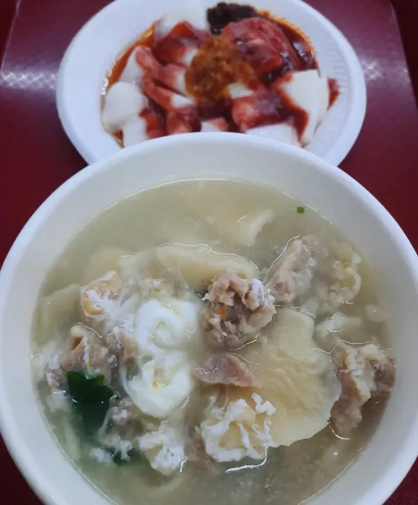 MHK + egg + fried shrimp CCF ($6.40)!