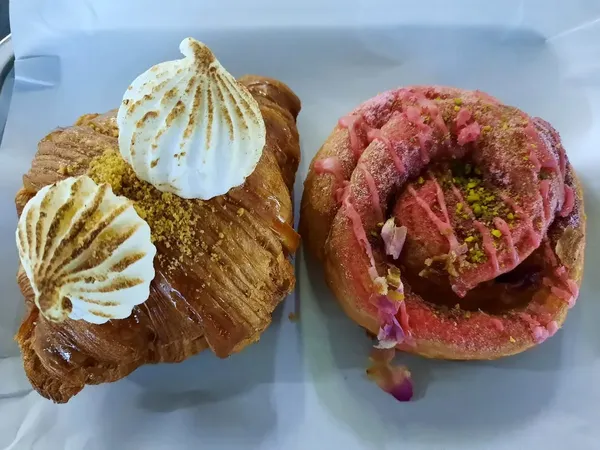 Brotherbird S'mores Twice-Baked Croissant + Ispahan Escargot ($12)!