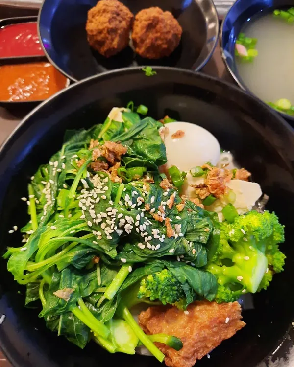 Yong Tau Foo with Dry Kway Teow ($7.40)!