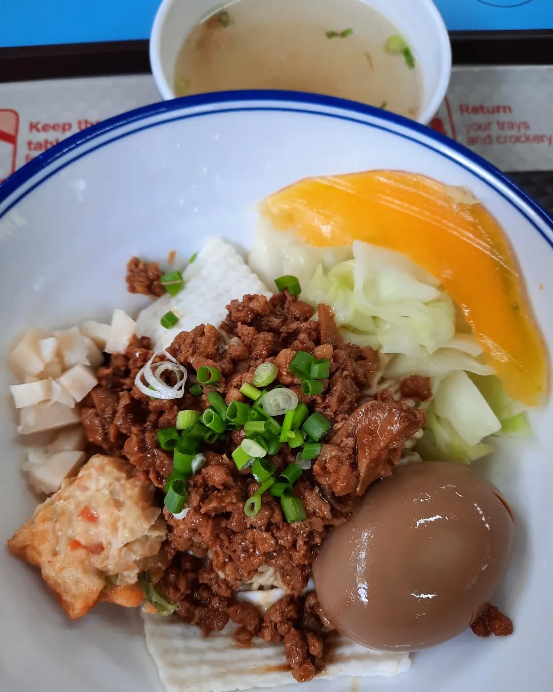 Classic soy pork noodle ($7)!