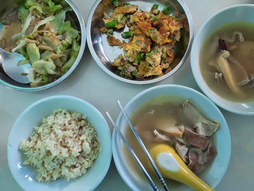 Simple home-cooked lunch!