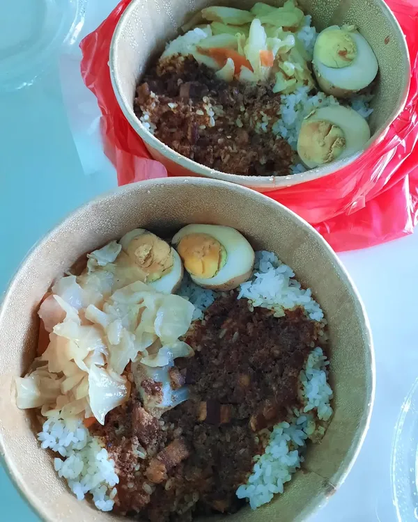 Braised Pork Belly Rice 卤肉饭 (GrabFood: $16.83)!