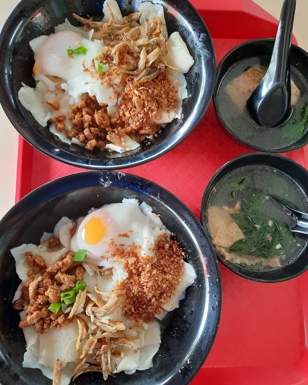 Dry mee hoon kueh ($5 each)!