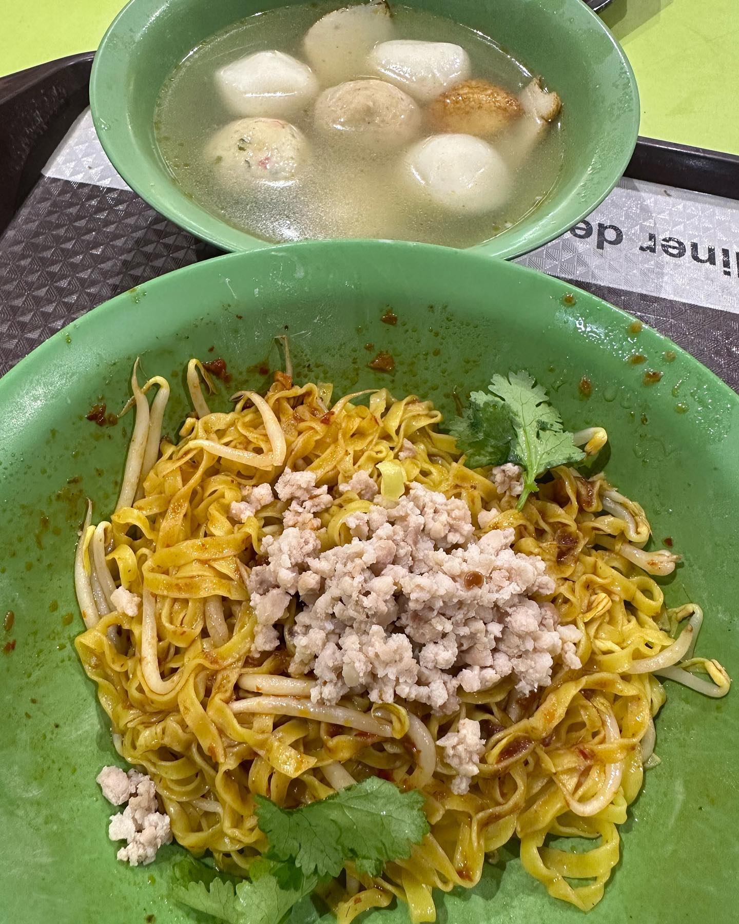 Teochew fishball noodles ($5)!