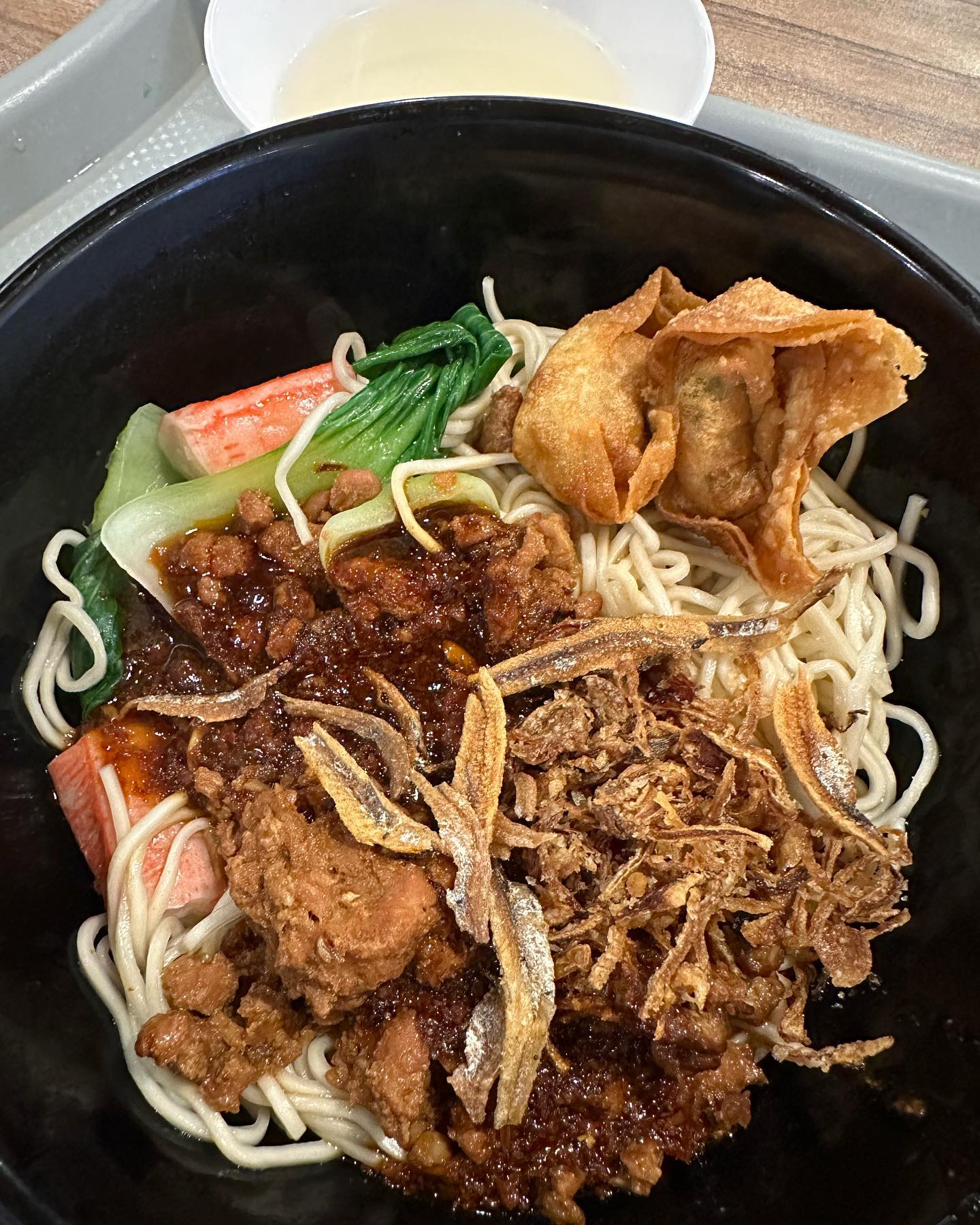 Signature spicy sauce la mian ($6.30)!