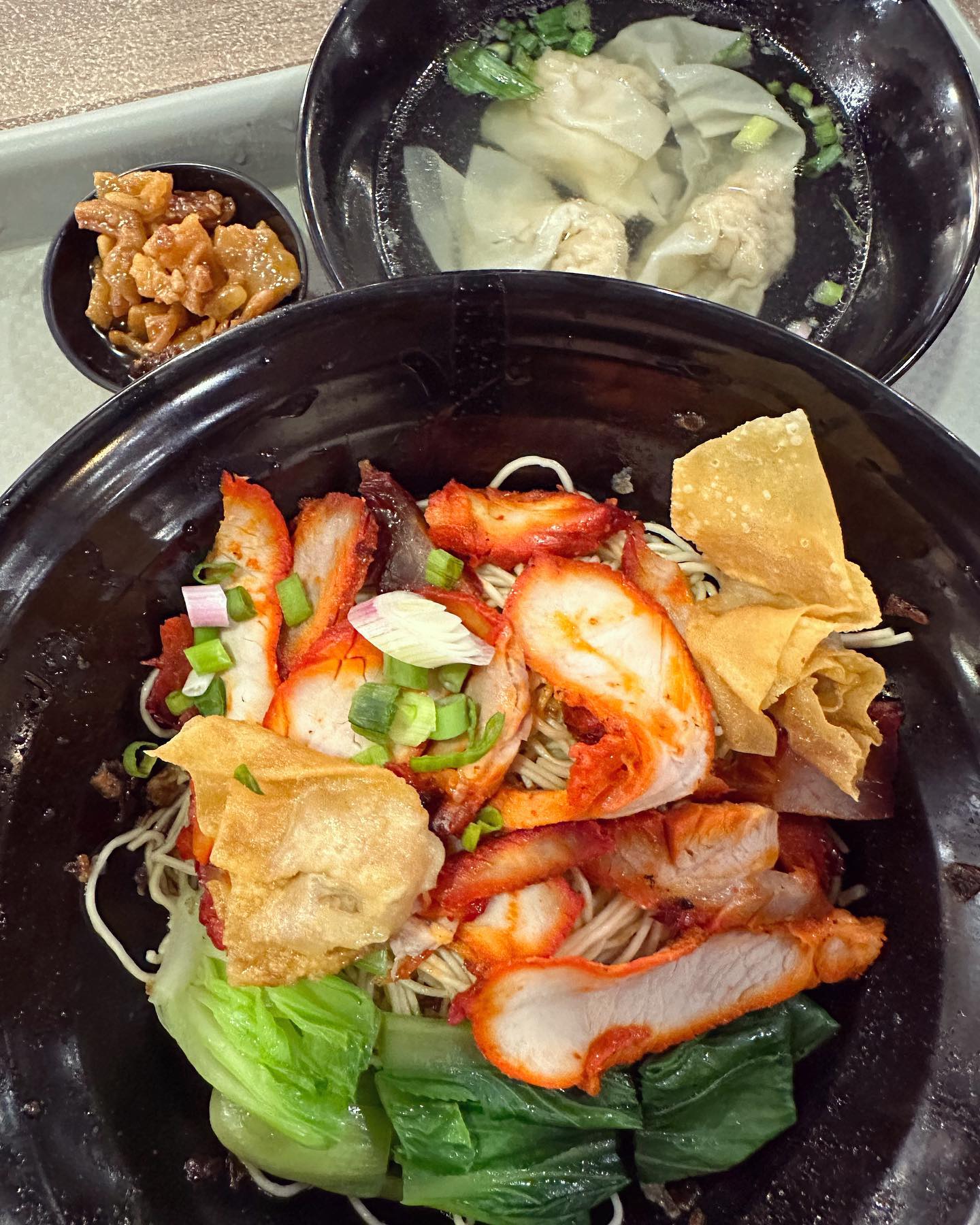 Sarawak wanton noodles ($6.80)!