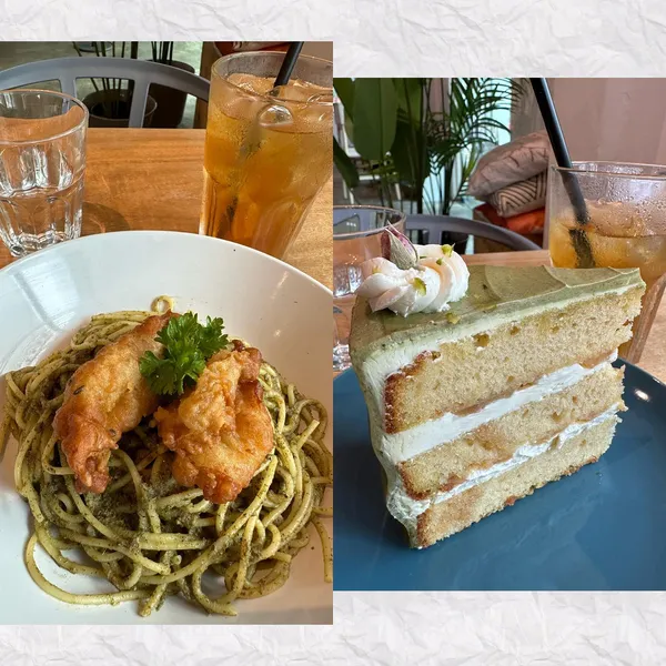 3-course set lunch — main + cake + drink (Chope $26)!