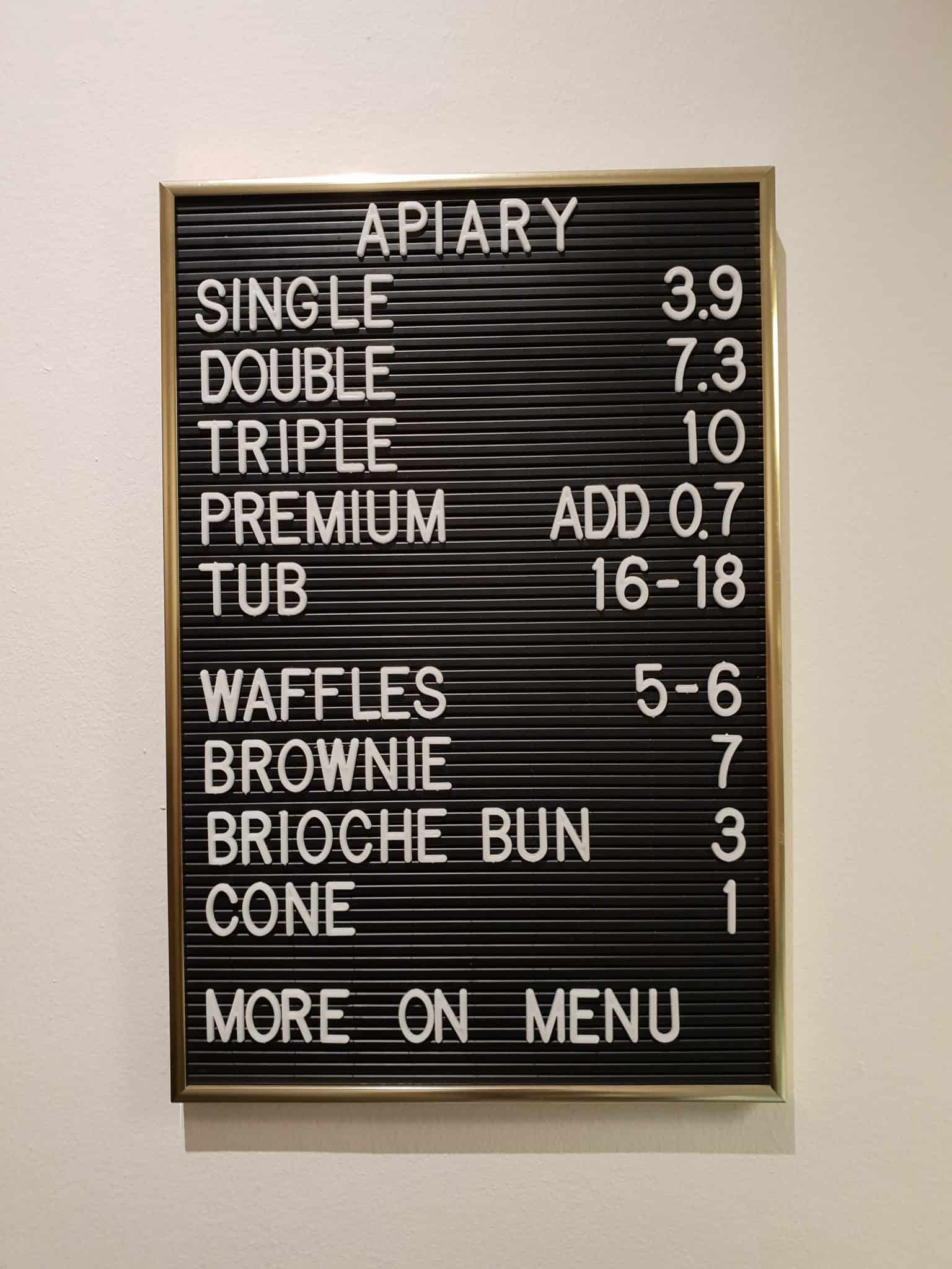 The Apiary! 🍦
