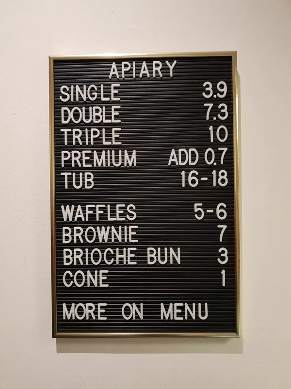 The Apiary! 🍦