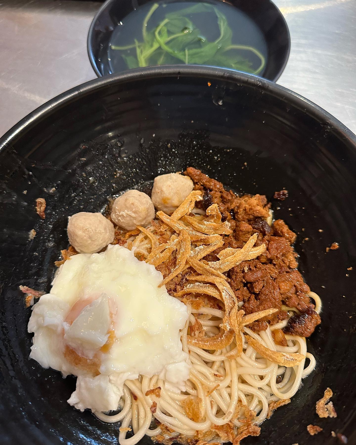 Signature dry chilli ban mee ($5.90)!