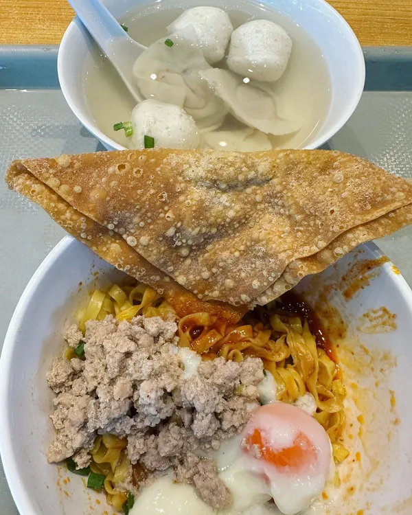 The Folk's Favourite — bak chor mee ($8)!