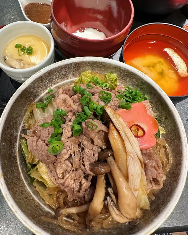 Beef sukiyaki don ($16.90++)!