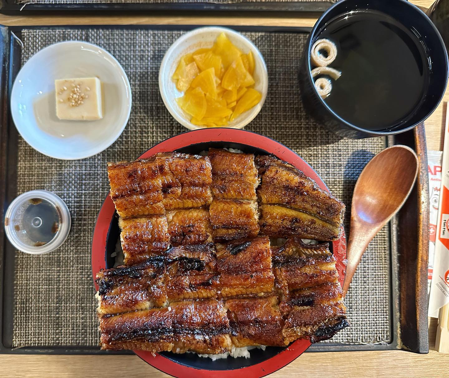 Large unagi don ($42.70++)!