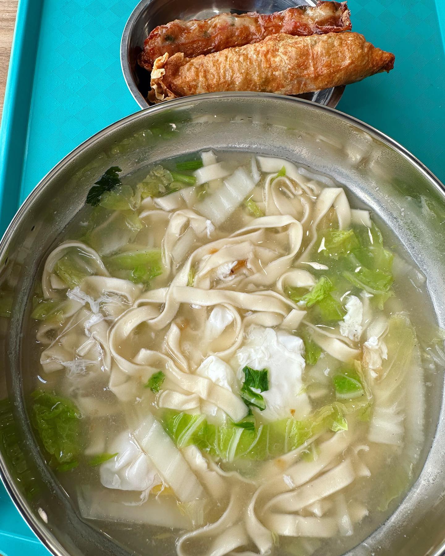 Yan jiao ban mian (燕饺板面) ($5.50)!
