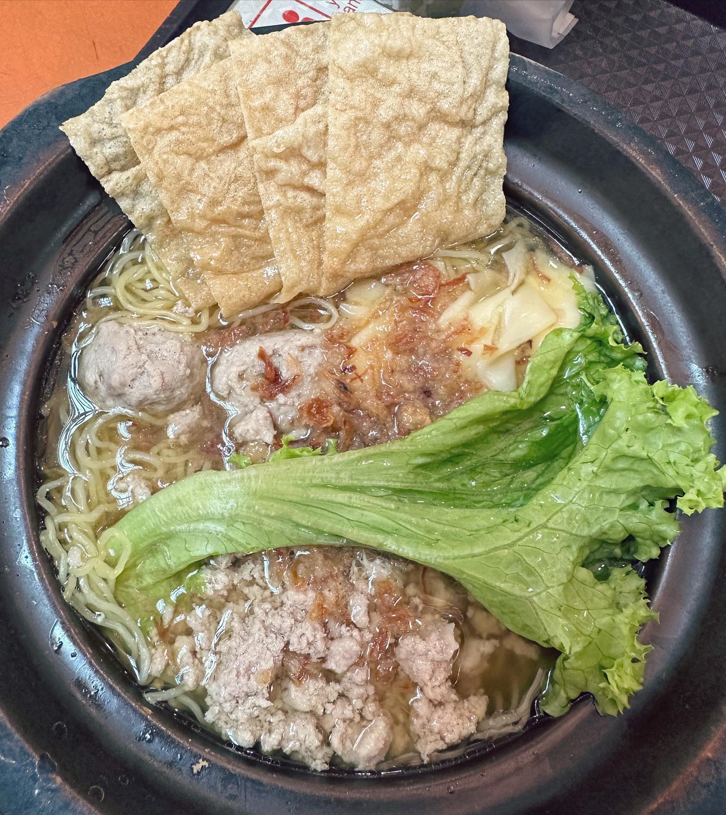 Signature bak chor mee ($4.50)!