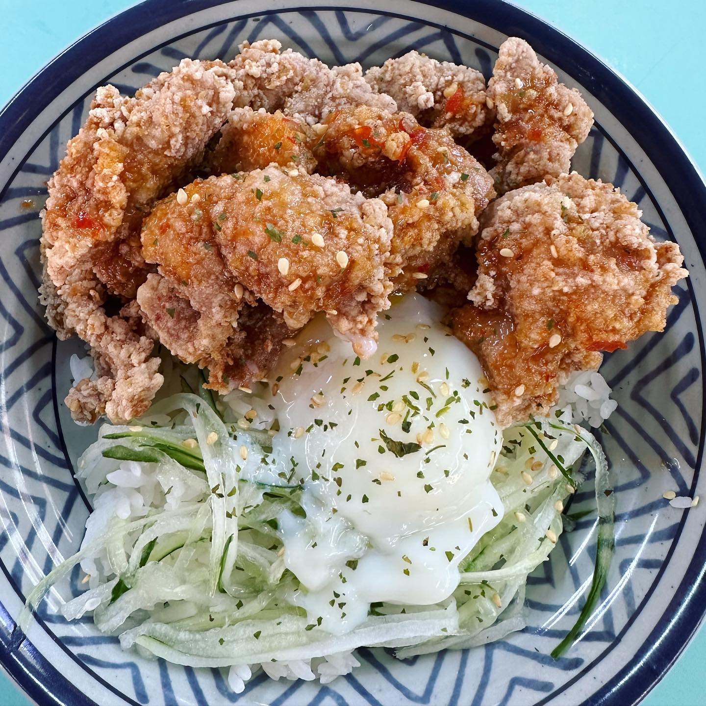 Har cheong gai rice bowl ($6.50)!