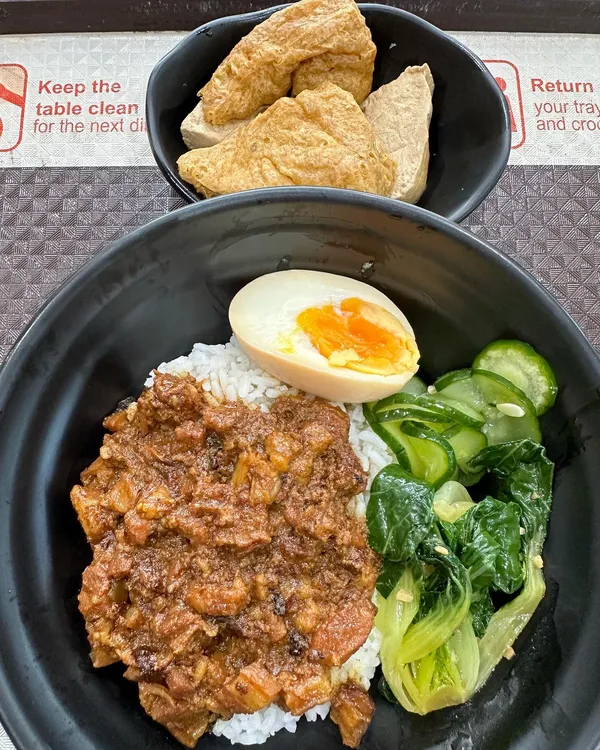 Braised pork rice set ($6.30)!