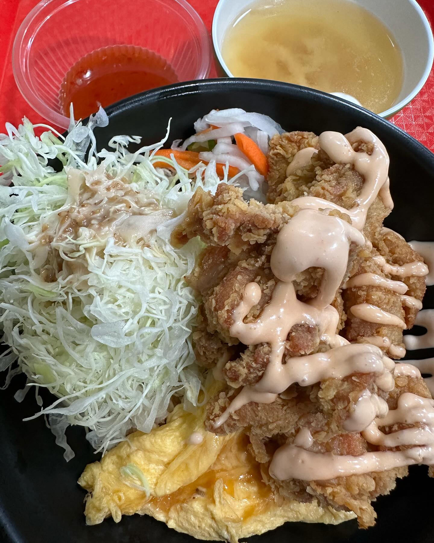 Fried chicken rice ($6.30)!