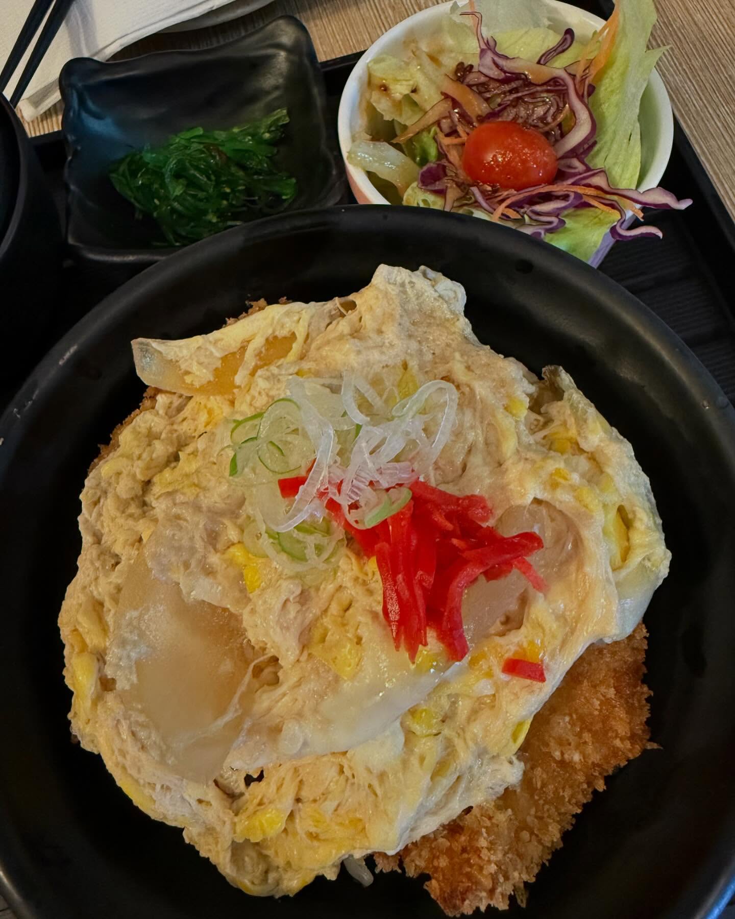 Katsu don lunch set ($9.90+)!