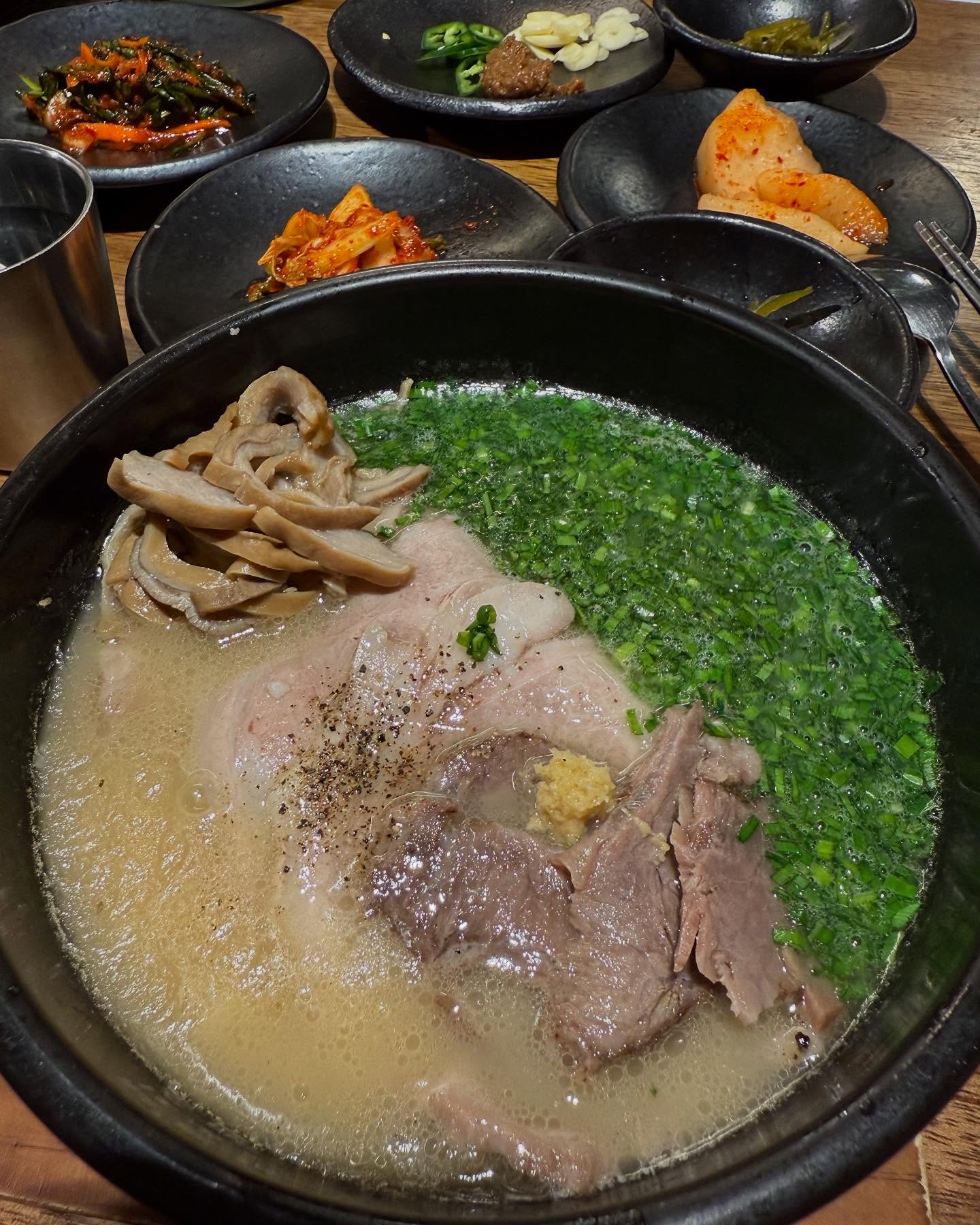 Thick Daejigukbab — Busan pork soup with rice ($21++)!