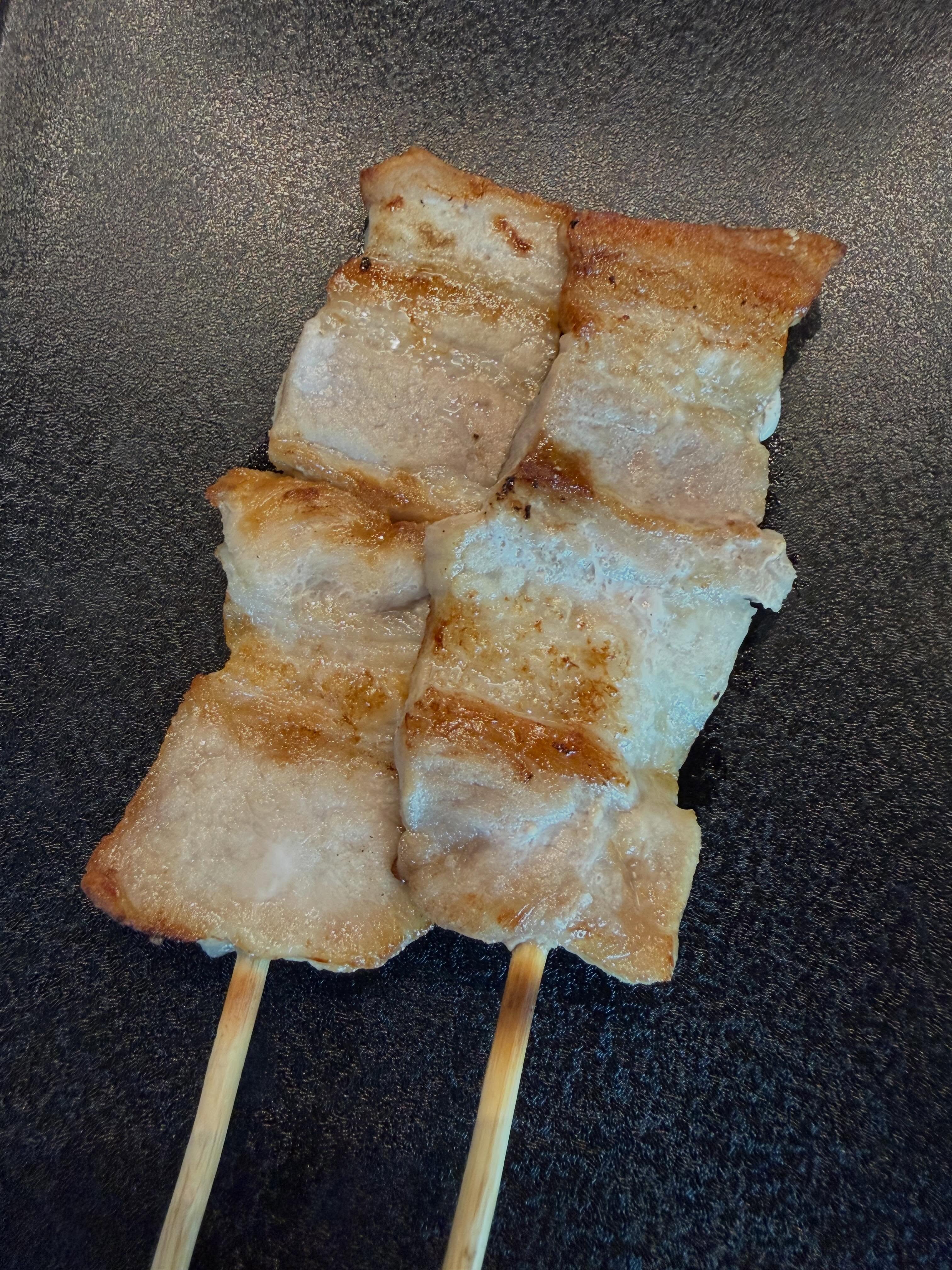Pork Belly shio skewers at Torikizoku VivoCity