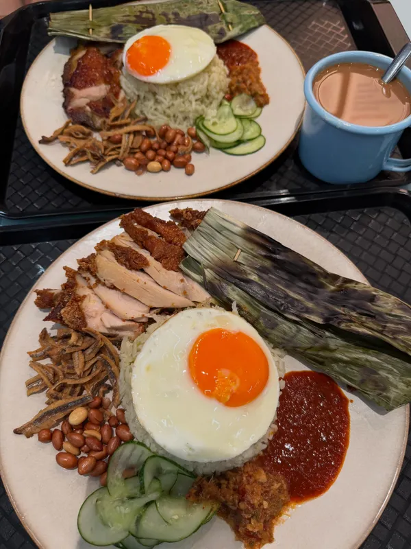 Nasi lemak with chicken cutlet ($10.80) @ Chin Mee Chin, NEX!