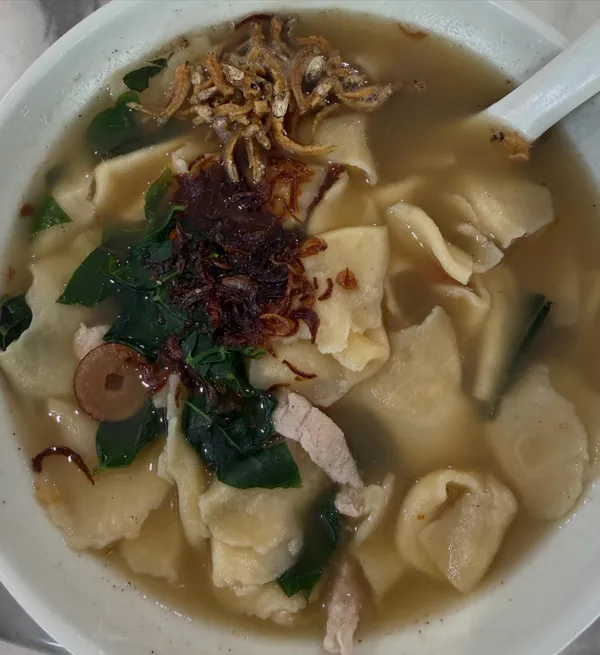 Pork tendon mee hoon kueh herbal soup ($6.50) @ Belly First Banmian Hot Hot!