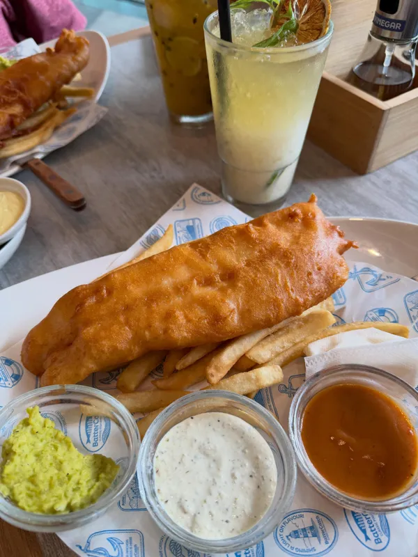 Dory fish & chips ($13.90++) @ BatterCatch, VivoCity!