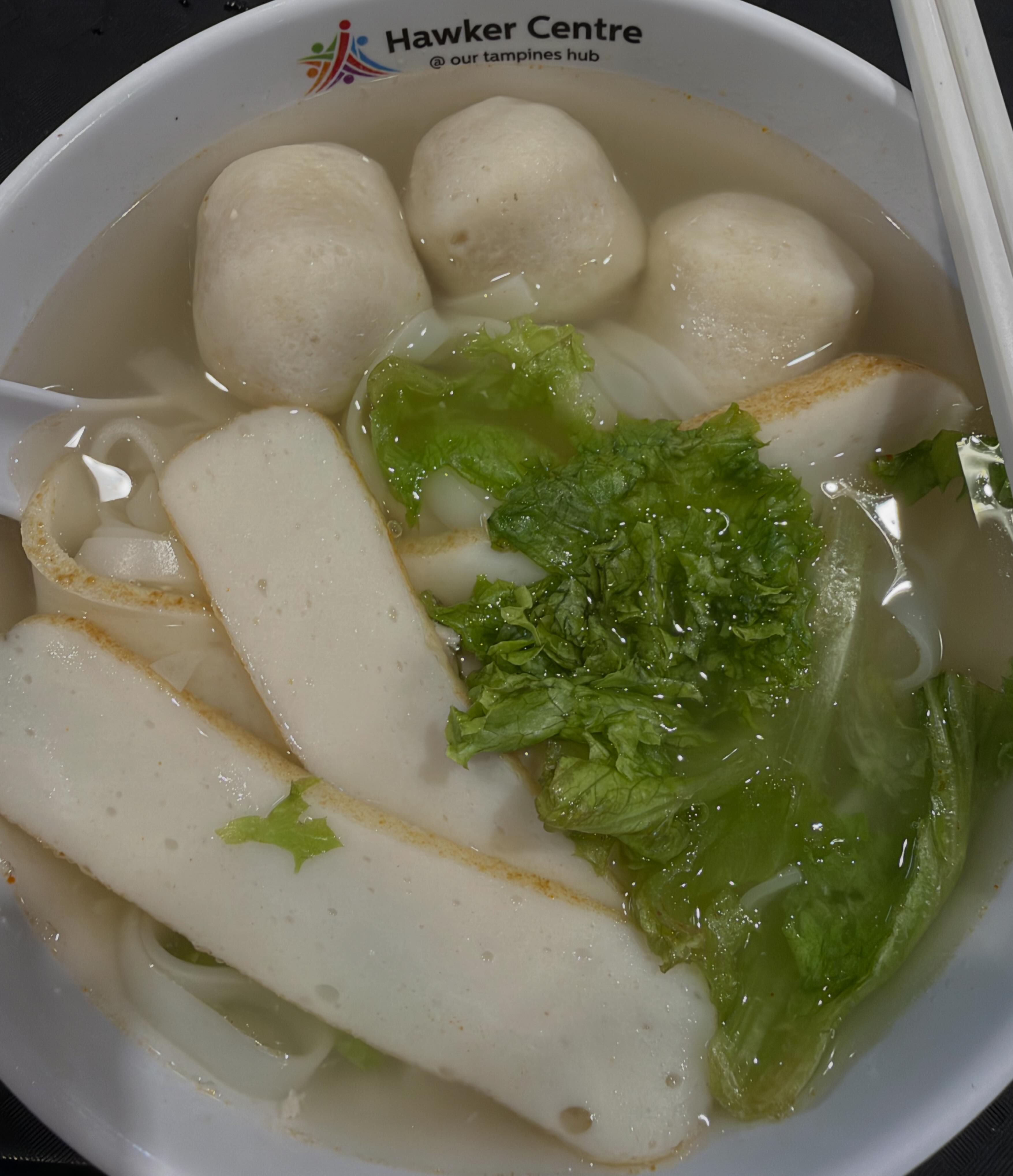 Fuzhou fishball kway teow soup ($4.50) @ Ming Fa Fishball, Our Tampines Hub!