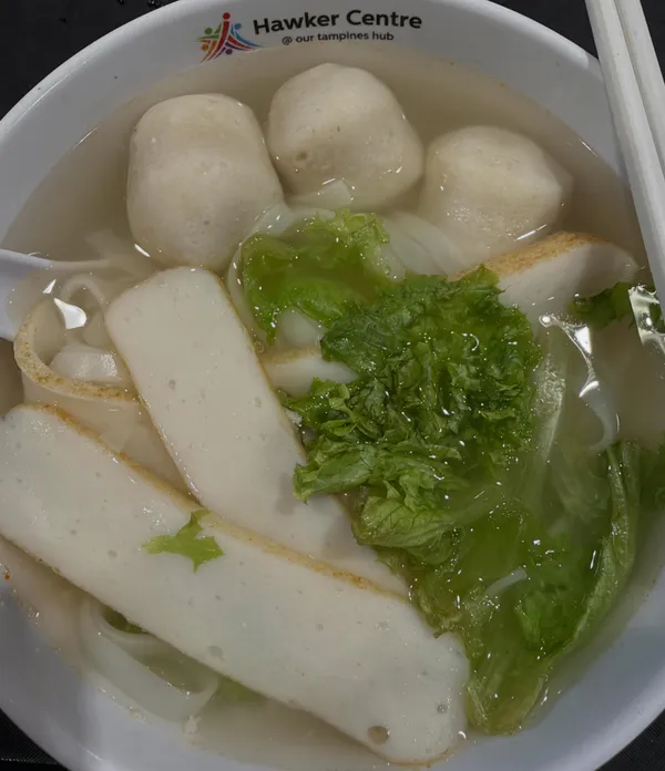 Fuzhou fishball kway teow soup ($4.50) @ Ming Fa Fishball, Our Tampines Hub!