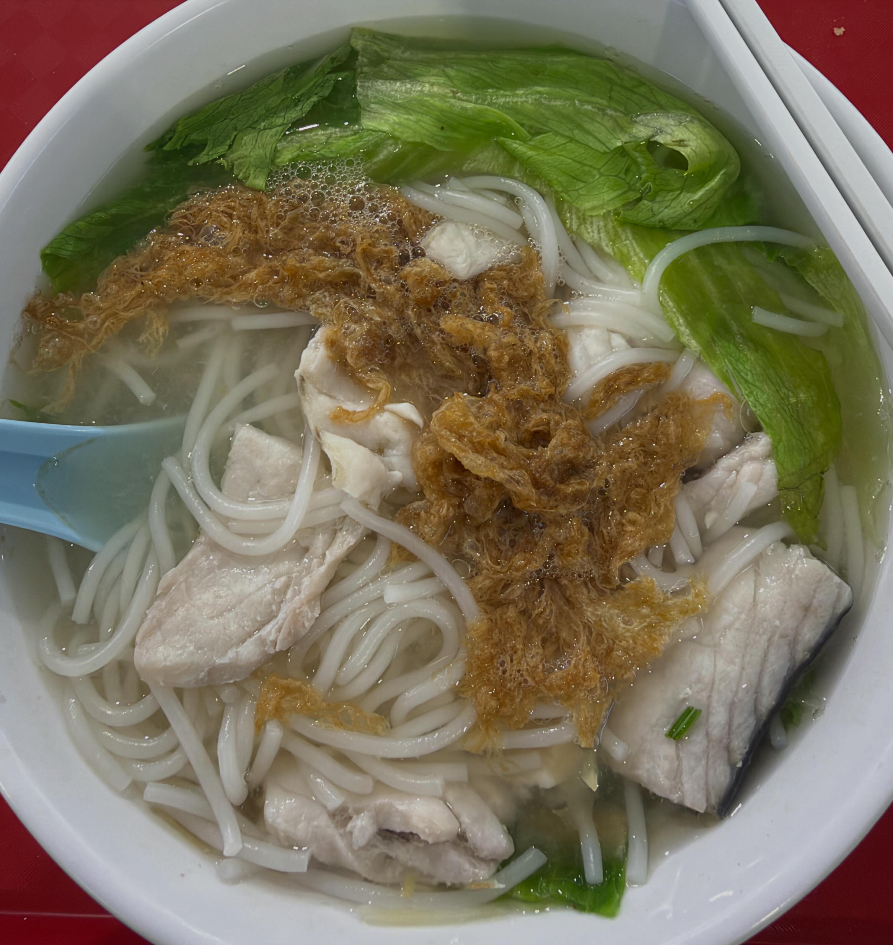 Sliced fish thick bee hoon soup ($5.80) @ Kaki Bukit!
